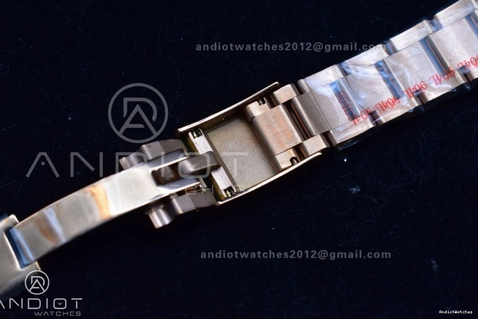 RG Ceramic Blue TopPick YachtMaster on A 1223 Edition RG Bracelet 1:1 Best 116685 II GMF 0429